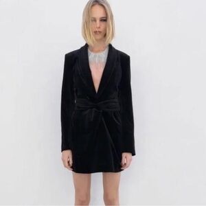 Zara Velvet Loop Front Mini